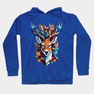 Deer Head: A Symbol of Natural Wisdom Hoodie